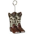 Cowboy Boots Photo/Balloon Holder